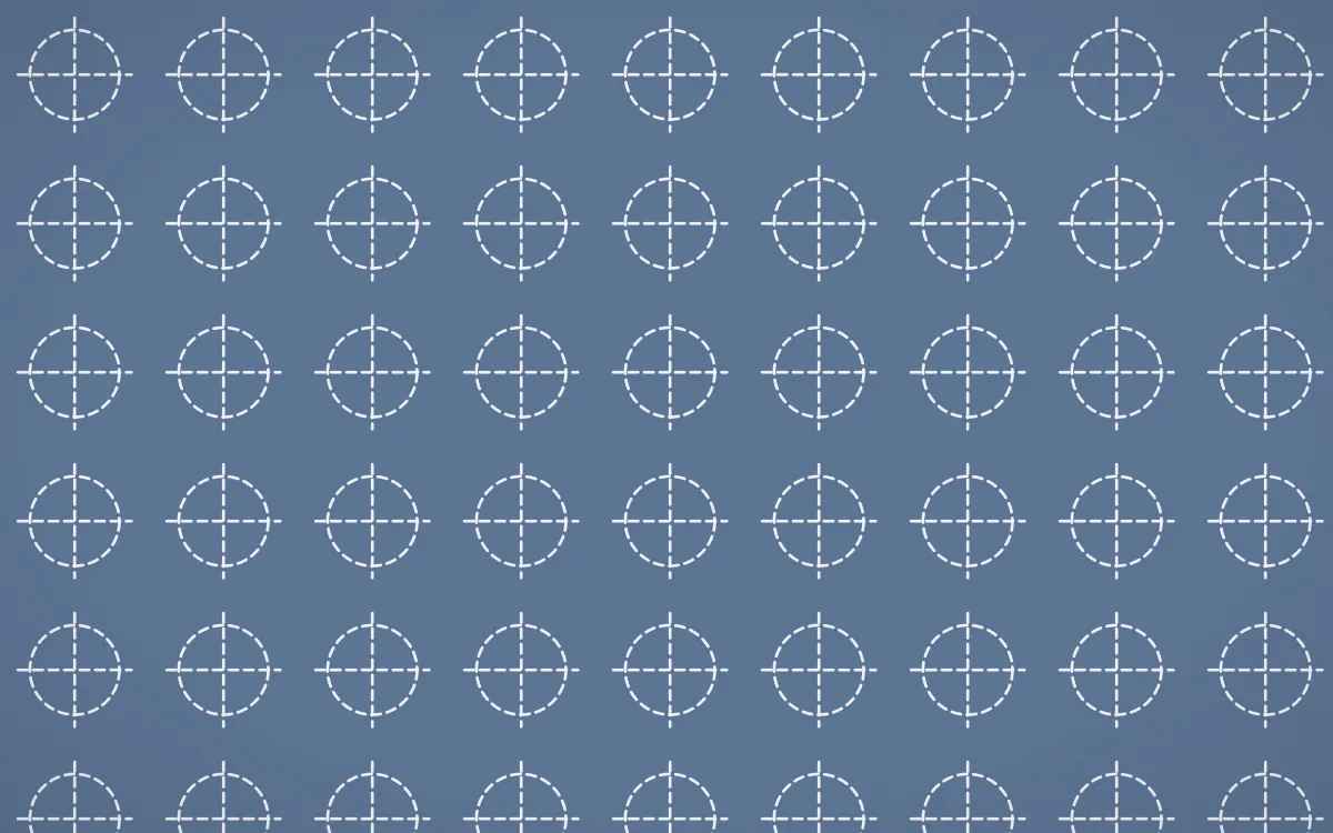 Fuji Mist Stitch Crosses — colourful blue and white sashiko background