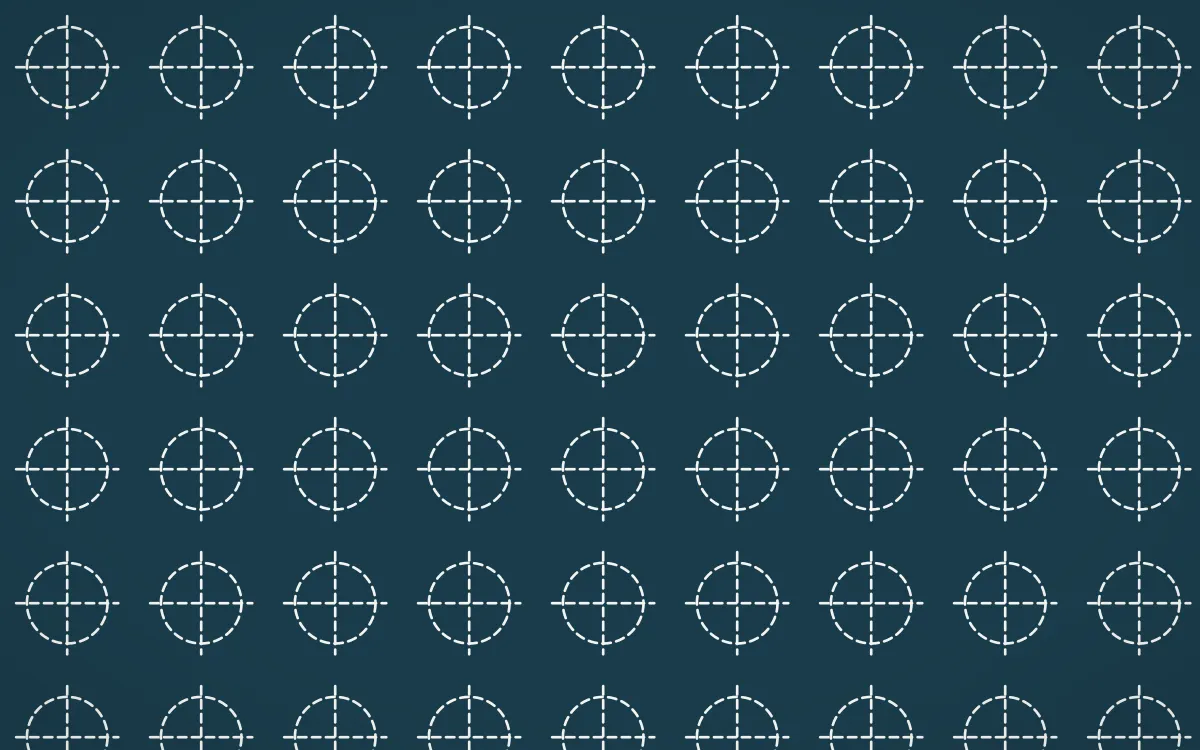 Park Mosaic Stitch Crosses — dark blue and white sashiko background