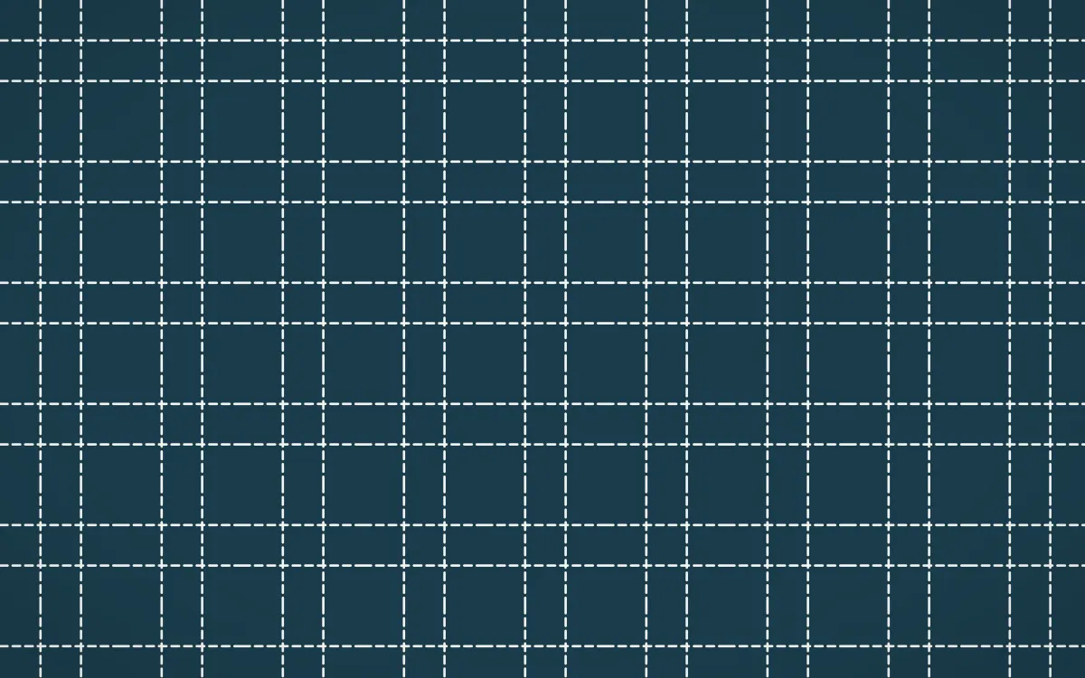Park Mosaic Stitch Grid — dark blue and white sashiko background