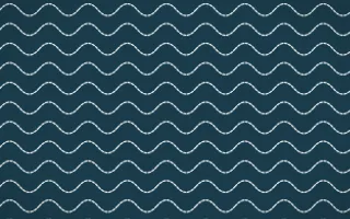 Park Mosaic Stitch Waves — dark blue and white sashiko background
