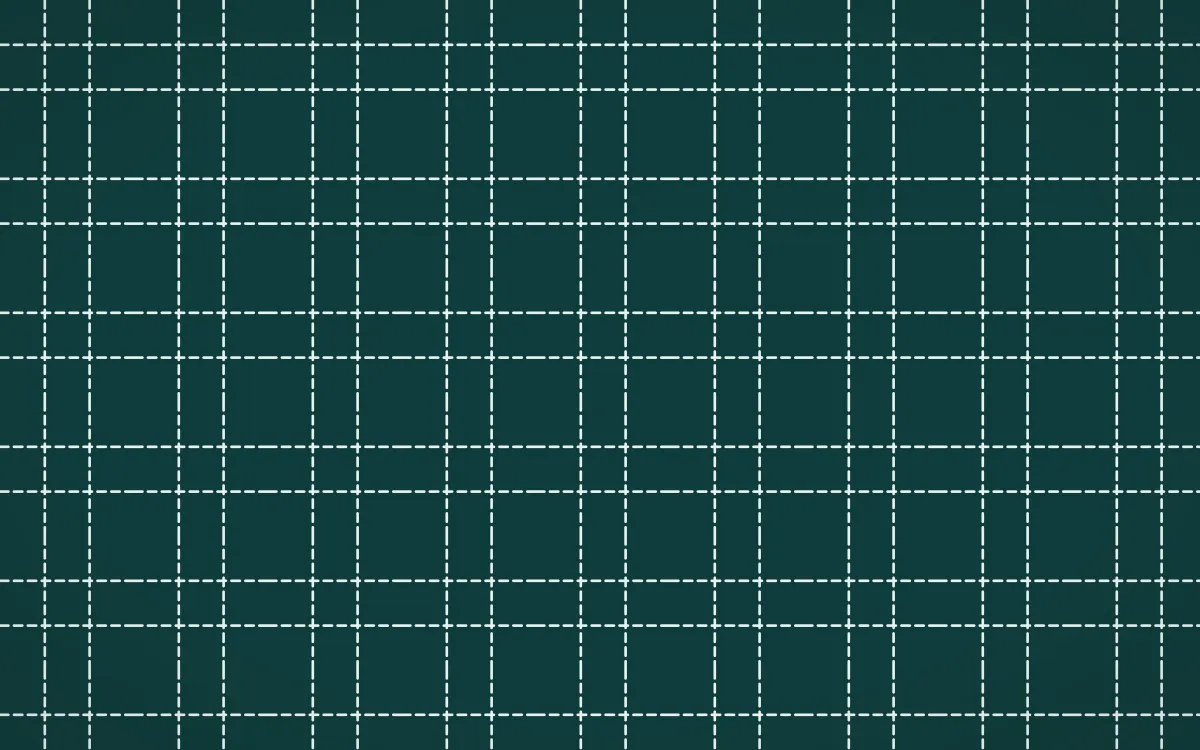 Ha Long Jade Stitch Grid — dark teal and white sashiko background