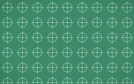Hanbok Mint Stitch Crosses — colourful green and white sashiko background