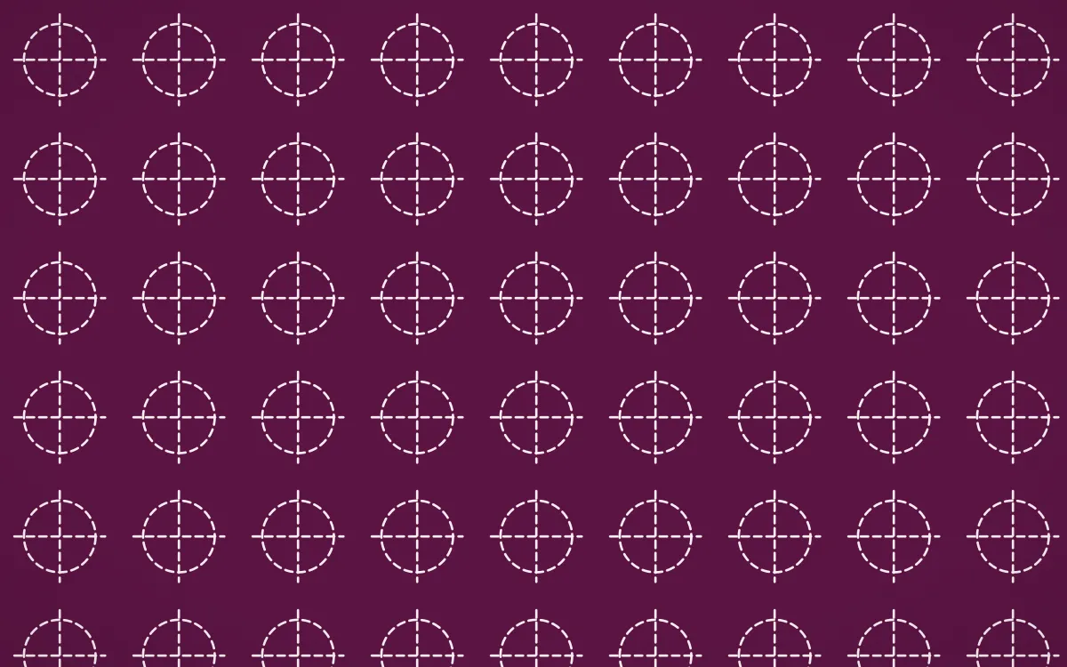 Holi Splash Stitch Crosses — dark pink and white sashiko background