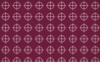 Island Punch Stitch Crosses — dark pink and beige sashiko background
