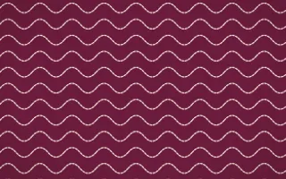 Island Punch Stitch Waves — dark pink and beige sashiko background