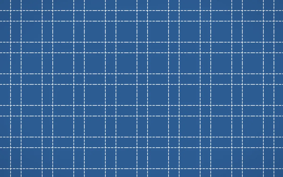 Iznik Blue Stitch Grid — colourful blue and white sashiko background