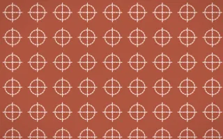Jaipur Rose Stitch Crosses — colourful red and orange sashiko background