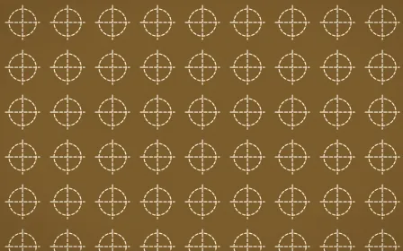 Java Heritage Stitch Crosses — dark brown and beige sashiko background