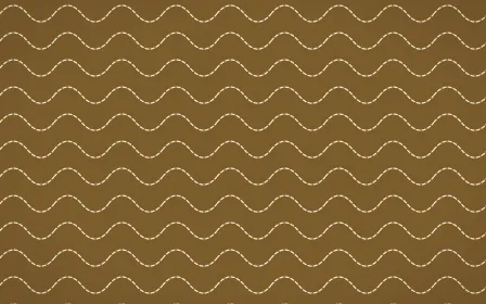 Java Heritage Stitch Waves — dark brown and beige sashiko background