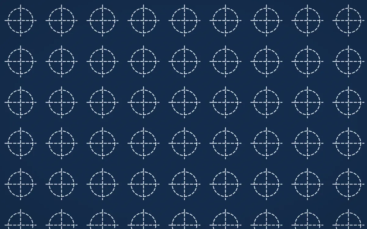 Jodhpur Indigo Stitch Crosses — dark blue sashiko background