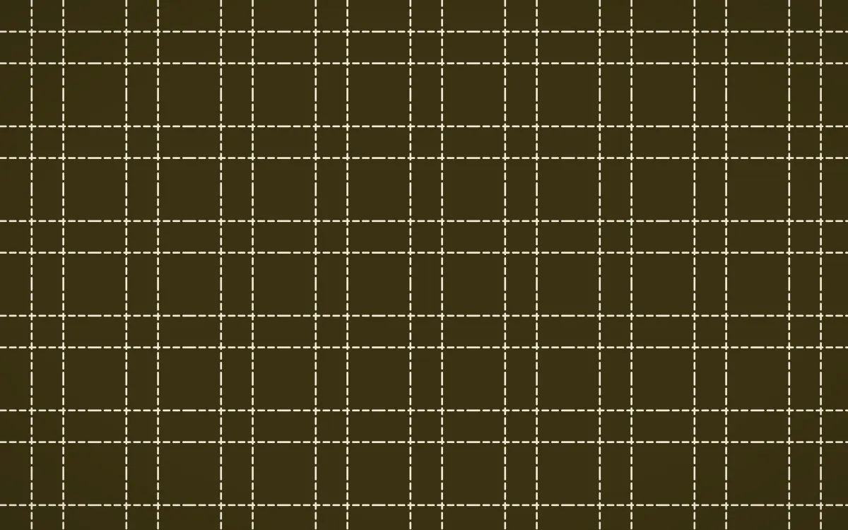 Kerala Spice Stitch Grid — dark brown and beige sashiko background
