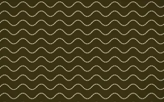 Kerala Spice Stitch Waves — dark brown and beige sashiko background
