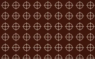 Lagos Wax Stitch Crosses — dark brown and beige sashiko background