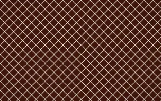 Lagos Wax Stitch Diamonds — dark brown and beige sashiko background