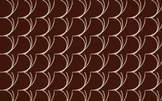 Lagos Wax Stitch Fans — dark brown and beige sashiko background