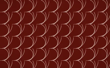 Lantern Festival Stitch Fans — dark red and orange sashiko background