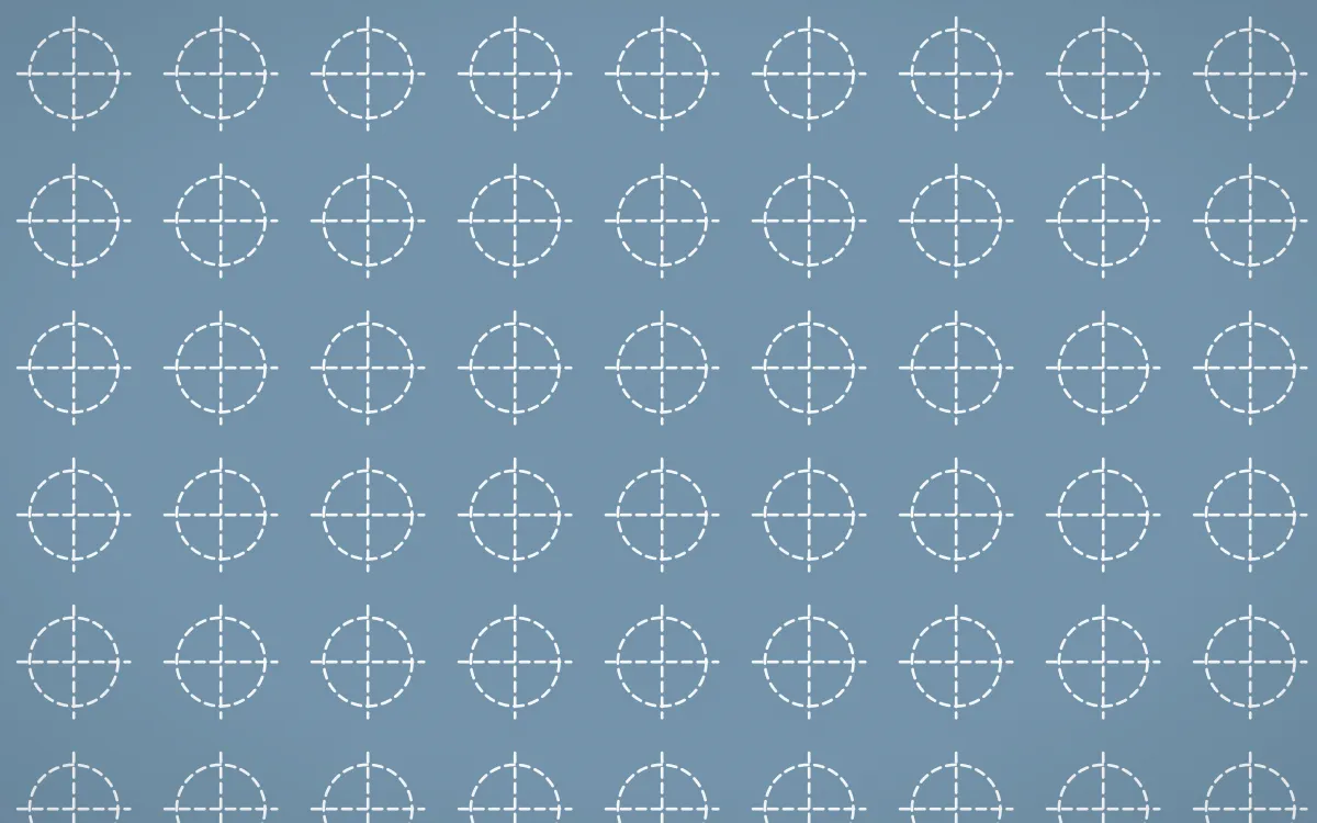 Lapland Snow Stitch Crosses — colourful blue and white sashiko background