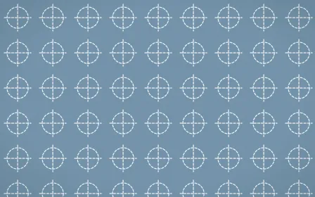 Lapland Snow Stitch Crosses — colourful blue and white sashiko background