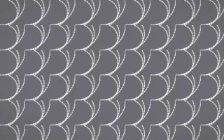 London Fog Stitch Fans — colourful grey and white sashiko background
