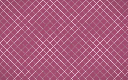 Lotus Siam Stitch Diamonds — colourful pink and white sashiko background