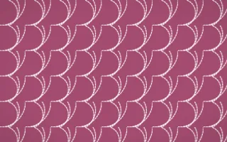 Lotus Siam Stitch Fans — colourful pink and white sashiko background