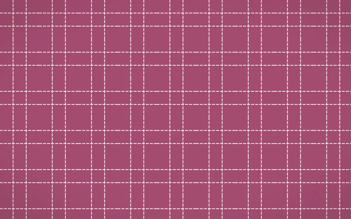 Lotus Siam Stitch Grid — colourful pink and white sashiko background