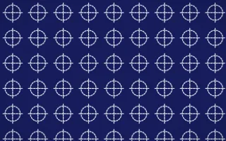 Majorelle Stitch Crosses — dark blue and white sashiko background