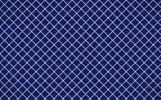 Majorelle Stitch Diamonds — dark blue and white sashiko background
