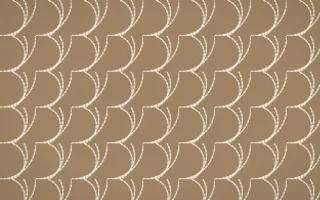 Manila Shell Stitch Fans — colourful orange and white sashiko background