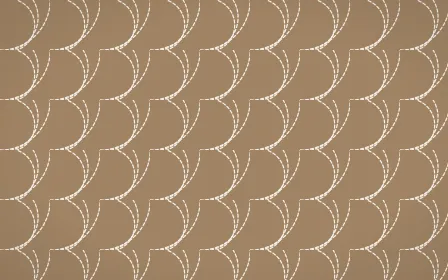 Manila Shell Stitch Fans — colourful orange and white sashiko background