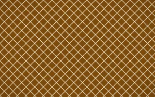 Marigold Temple Stitch Diamonds — dark brown and beige sashiko background