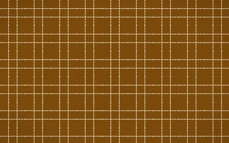 Marigold Temple Stitch Grid — dark brown and beige sashiko background