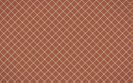 Marrakech Rose Stitch Diamonds — colourful orange and beige sashiko background