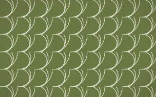 Matcha House Stitch Fans — dark green and white sashiko background