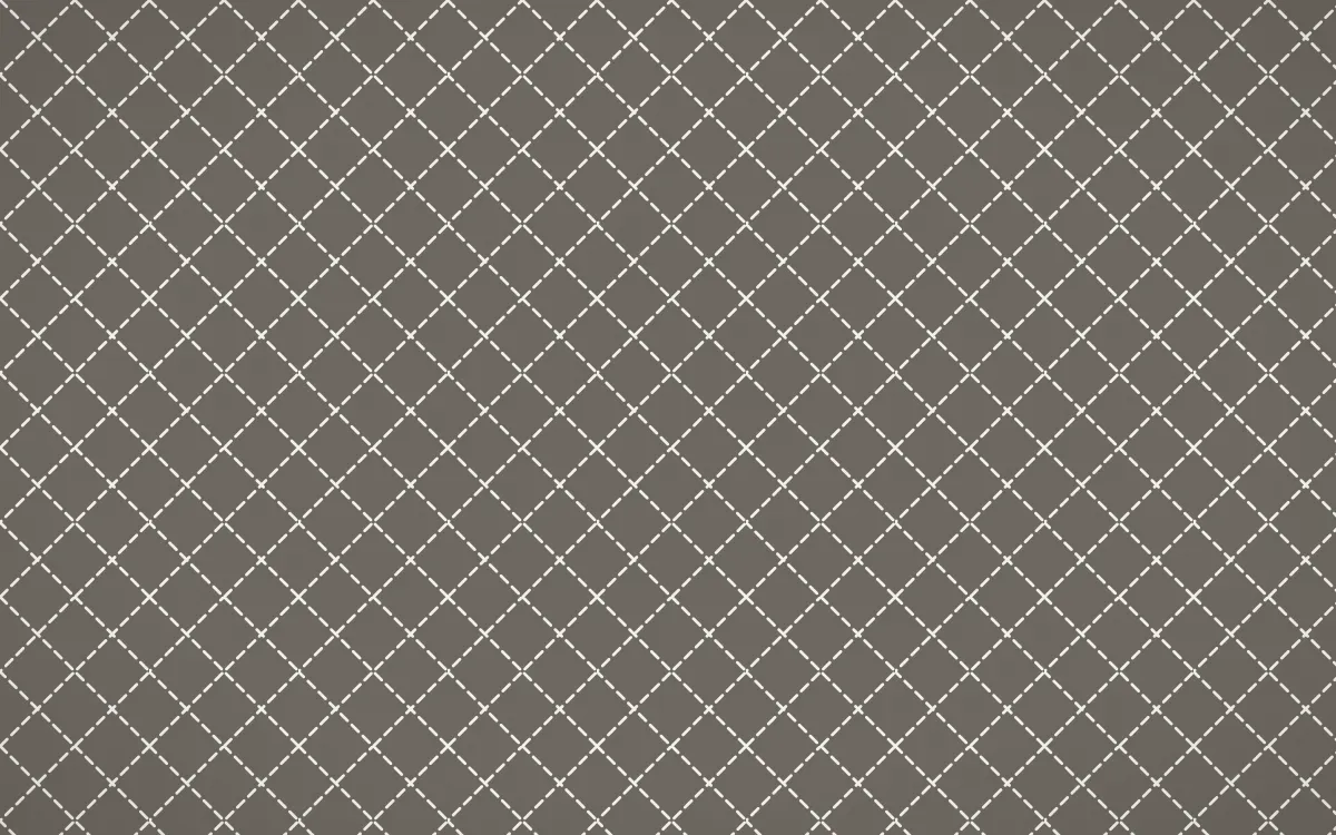 Milano Stone Stitch Diamonds — colourful grey and white sashiko background