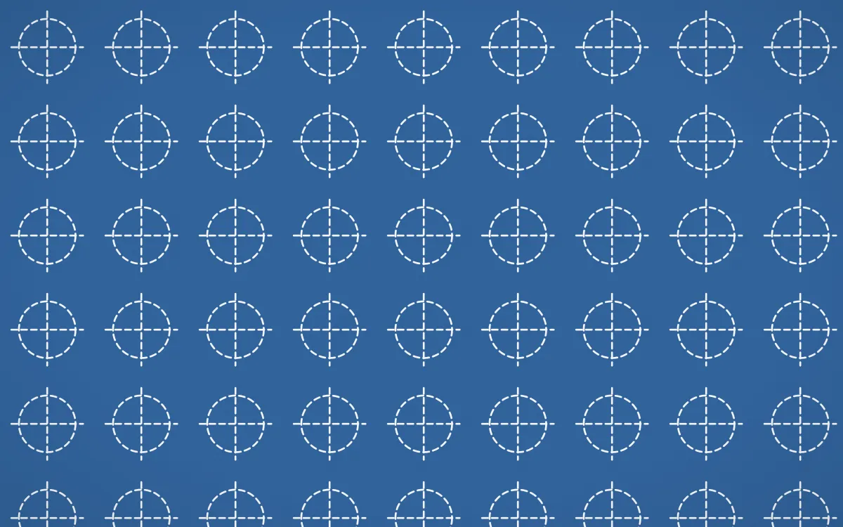 Ming Porcelain Stitch Crosses — colourful blue and white sashiko background