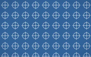 Ming Porcelain Stitch Crosses — colourful blue and white sashiko background