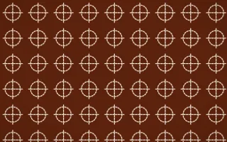 Momiji Maple Stitch Crosses — dark brown and beige sashiko background