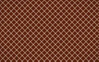 Momiji Maple Stitch Diamonds — dark brown and beige sashiko background