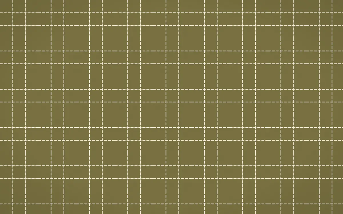 Nile Papyrus Stitch Grid — dark yellow and beige sashiko background