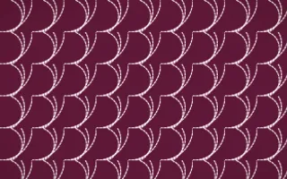 Oaxaca Pink Stitch Fans — dark pink and white sashiko background