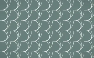 Pacific Fog Stitch Fans — colourful teal and white sashiko background