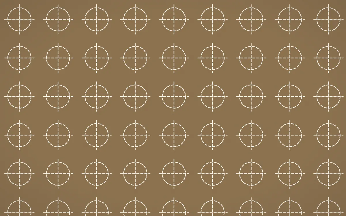 Pampas Cream Stitch Crosses — colourful orange and beige sashiko background