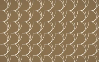 Pampas Cream Stitch Fans — colourful orange and beige sashiko background