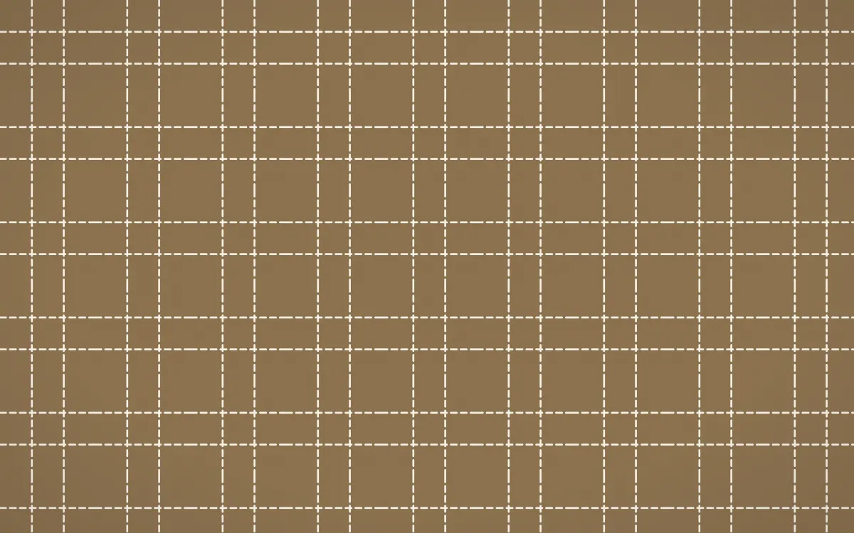 Pampas Cream Stitch Grid — colourful orange and beige sashiko background