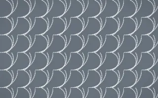 Paris Zinc Stitch Fans — colourful blue and white sashiko background