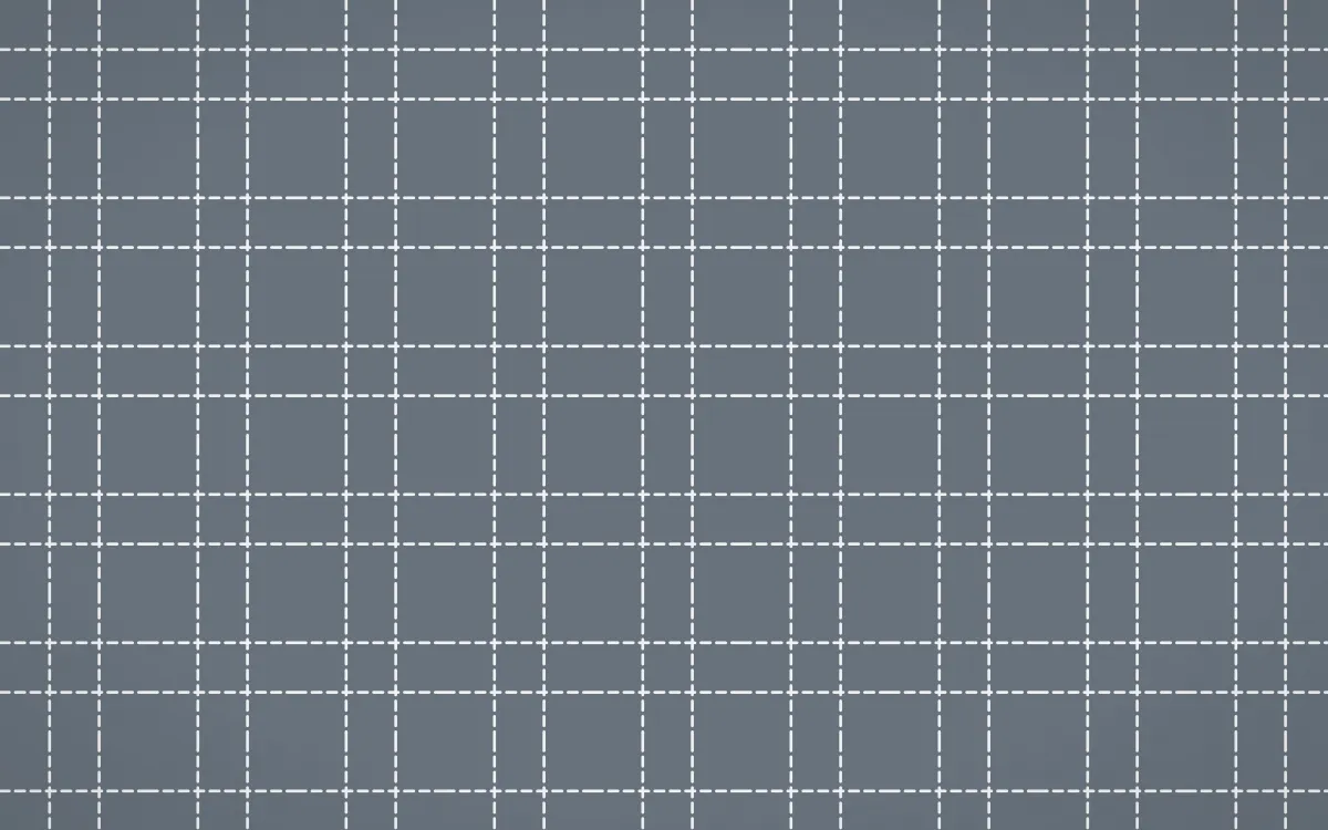 Paris Zinc Stitch Grid — colourful blue and white sashiko background