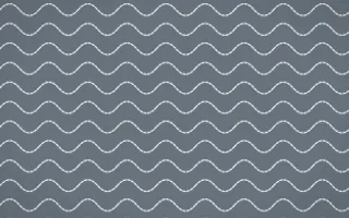 Paris Zinc Stitch Waves — colourful blue and white sashiko background