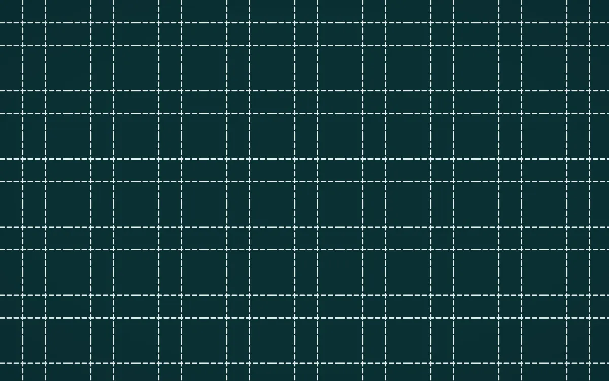 Peacock Court Stitch Grid — dark teal and white sashiko background