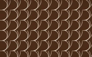 Porto Terra Stitch Fans — dark brown and beige sashiko background